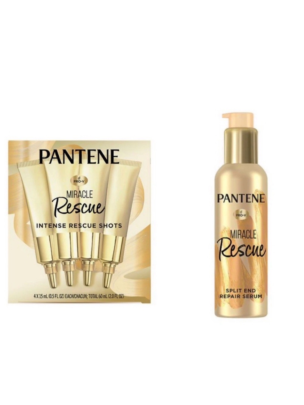 Pantene Miracle Rescue Intense Rescue Shots & Split End Serum Duo